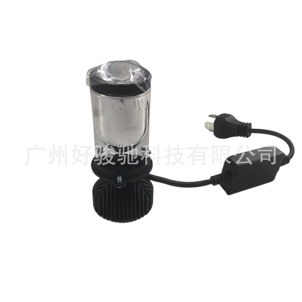 ใหม่ Y6D H4 เลนส์รถจักรยานยนต์ Universal LED ไฟหน้า Fisheye Light Far Near Light 12-24V