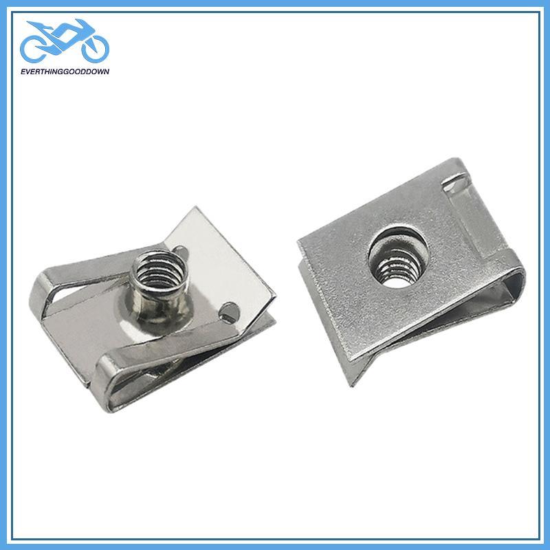 EVER 10 ชิ้นสแตนเลส U ประเภทคลิปด้าย M6 M5 M4 M8 8 มิลลิเมตร 5 มิลลิเมตร 6 มิลลิเมตร 4 มิลลิเมตร Ree