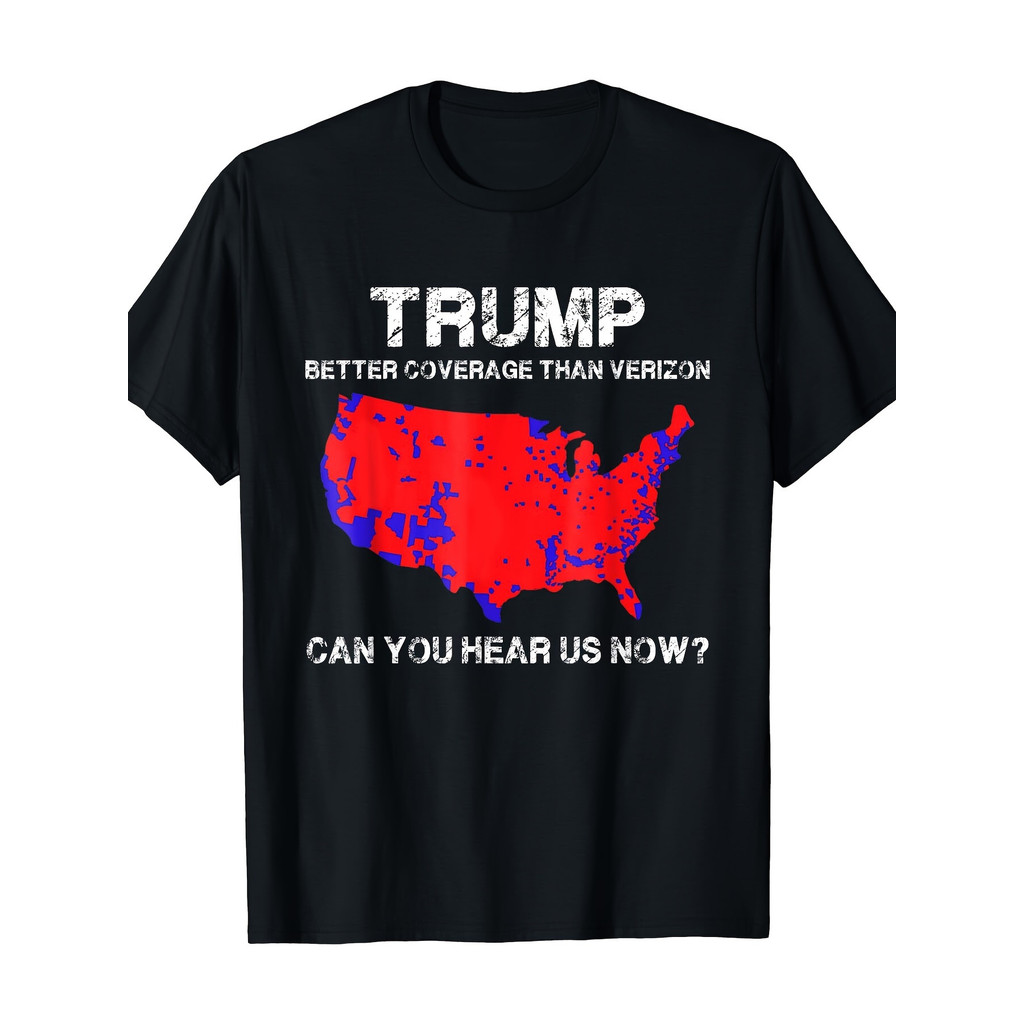 เสื้อยืดผู้ชาย การเมือง สไตล์ Trump vs Verizon