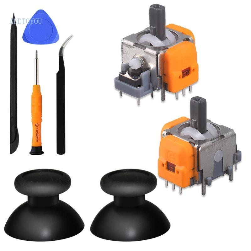 3C 1 ชุด Hall Effect จอยสติ๊กเปลี่ยนแม่เหล็กไฟฟ้า Analog Stick สําหรับ P5 3rd เกม Controller ซ่อมเคร