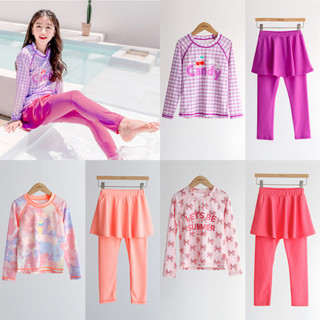 ชุดว่ายน้ำเด็กสาวยาวแบบเจ้าหญิง ออกแบบใหม่ มาพร้อมไซส์ 다양