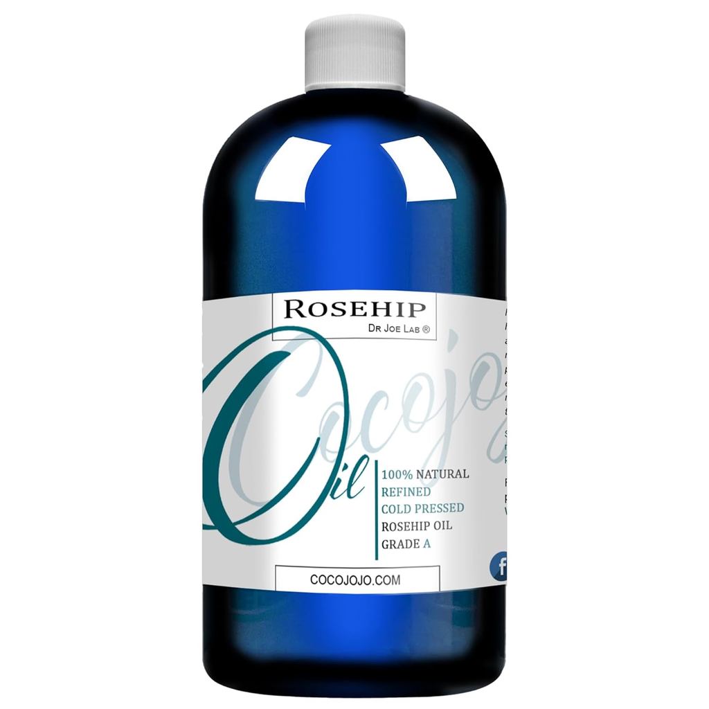 Cocojojo Rosehip Oil for Face, Rose Oil for Face, Rosehip Oil for Face, Rosehip Oil, Pure Refined Co