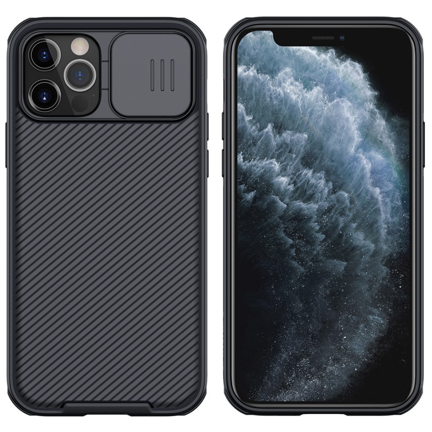 NILLKIN เคสสำหรับ iPhone 12 / 12 Pro / 12 Pro Max เคสคลุมกล้องสไล์ดเปิด-ปิดกล้อง NILLKIN Camshield P