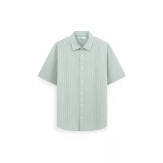 AIIZ เสื้อเชิ้ตผู้ชายแขนสั้นลายทาง AIIZ Men’s Striped Short Sleeve Shirt