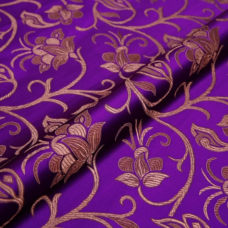250*75cm Brocade Flower Fabric Cloth Material for Clothing DIY Handmade Sewing Fabric