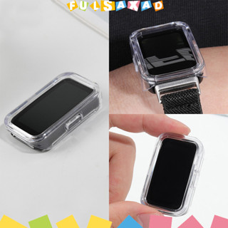 PC เคสสำหรับสมาร์ทวอทช์ for Huawei Band 10 9 8 ฟิล์มปกป้องหน…