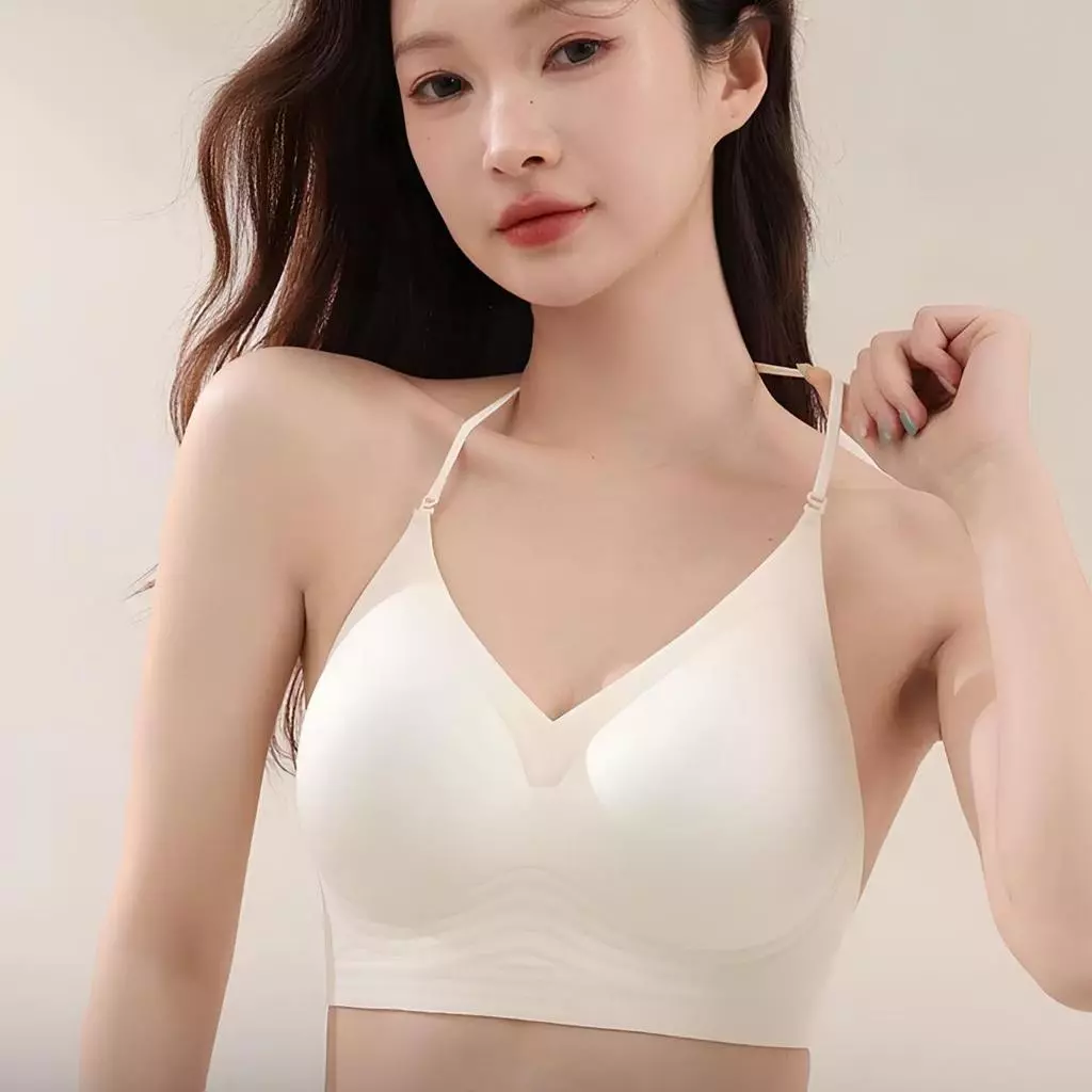 สปอร์ตบราไร้โครง ฟองน้ำในตัว สายปรับได้ S-XL thumbnail 6