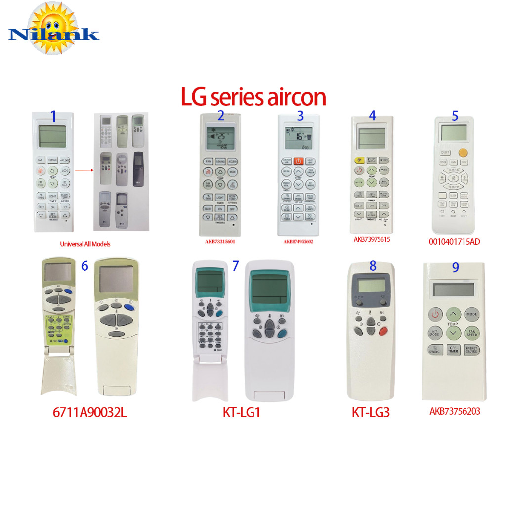 รีโมทสากล remote รีโมทแอร์ LG รีโมท ใช้ได้กับทุกรุ่น การเลือกชุดLG ราคา ถูกที่สุด ดีลบีเคเค รูปภาพหลัก
