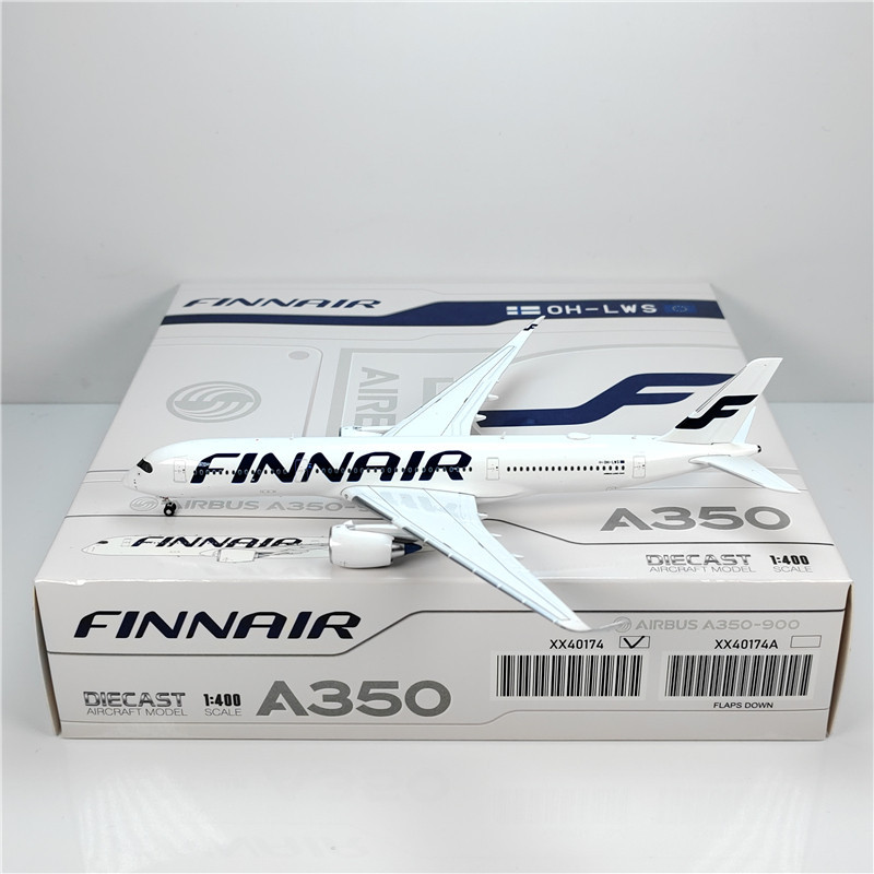 [] Flap Wings รุ่นขยาย JC Wings XX40174A 1: 400 ฟินแลนด์แอร์ไลน์ A350-900 OH-LWS