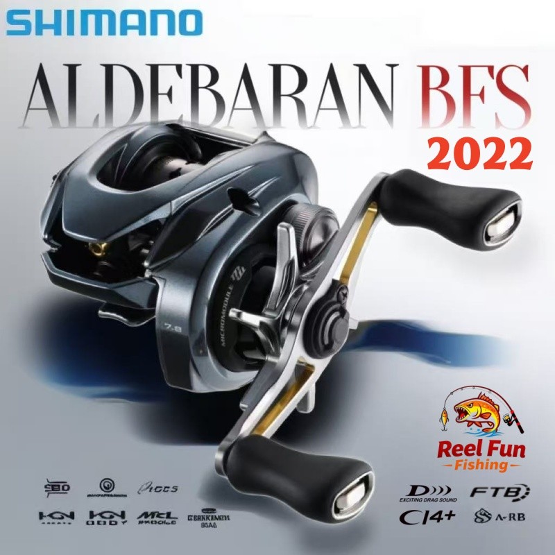 รอกหยดน้ำ Shimano Aldebaran BFS 2022 ของแท้ 100%