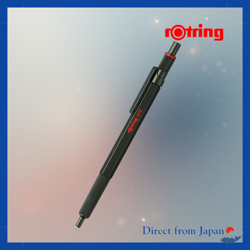 rOtring 600 Ballpoint Pen - Camouflage Green - Premium Metal Body - 2114263 - Authentic