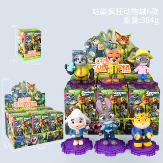 💥 จัดส่งจากประเทศไทย 💥6 ชิ้น/เซ็ต Zootopia 2 คอสเพลย์ Judy Hopps Nick Wilde อะนิเมะรูป COD Action Figure ตุ๊กตาของเล่นสําหรับของขวัญเด็กคอลเลกชันเครื่องประดับรถตกแต่งเค้กตกแต่ง