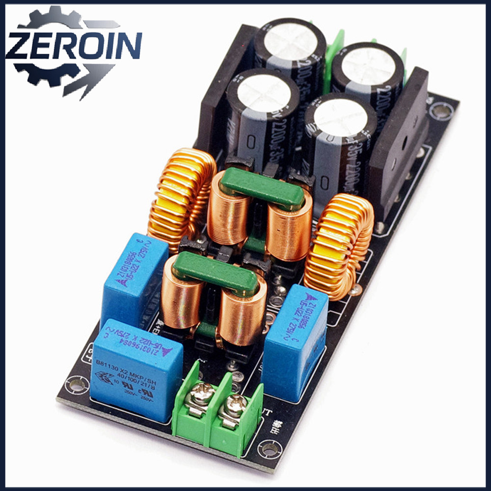 DC LC Filter DC EMI Power Filter 0 ถึง 50V 4A 10A 20A Filtering Board EMI Suppression โมดูล