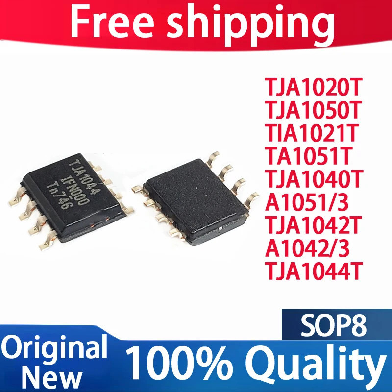 5PCS TJA1050T TJA1051T TJA1042T TJA1040T TJA1020T TJA1021T TJA1050 TJ1051 TJA1042 A1040/C A1020 A102