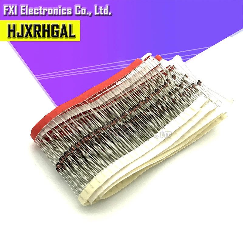 100 pcs 1W Zena ไดโอด DO-35 1N4735A 6V2 1N4733A hjxrhgal 5V6 1N4733A 5V1 1N4732A 4V7 1N4732A 4V7 1N4