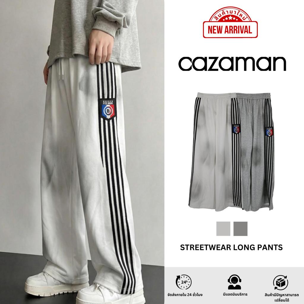 CAZAMAN กางเกงวอร์ม ทรงหลวม ขนาดใหญ่ เข้ากับทุกการแต่งกาย สําหรับผู้ชาย C268803