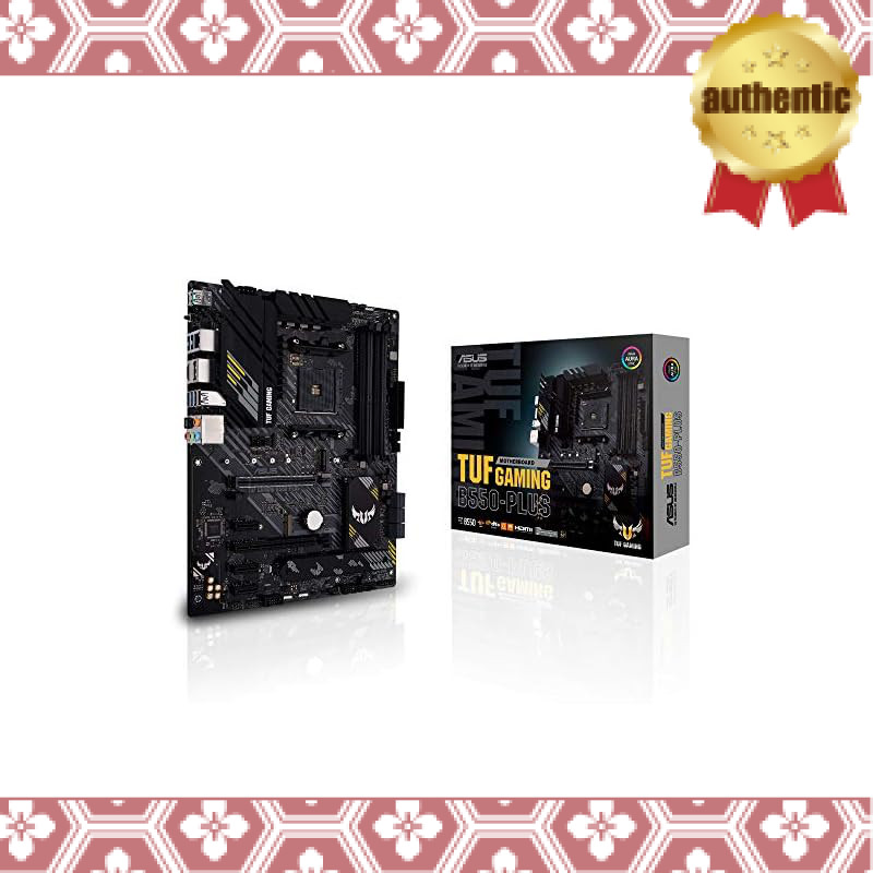 ASUS TUF GAMING B550-PLUS AM4 Compatible with AMD Ryzen 5000 Series B550 ATX Motherboard / Authorize