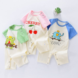 ชุดจั๊มสูทเด็กฤดูร้อน ทำจากผ้าฝ้ายแท้ บางเบานำ.air. สำหรับทา…