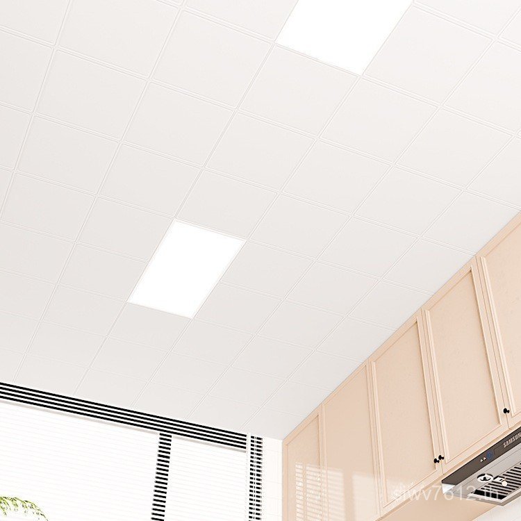 อลูมิเนียมหัวเข็มขัดเพดานแบบบูรณาการของตัวเองเพดานห้องครัวอลูมิเนียมหัวเข็มขัดบอร์ด Wufeng เพดานห้อง