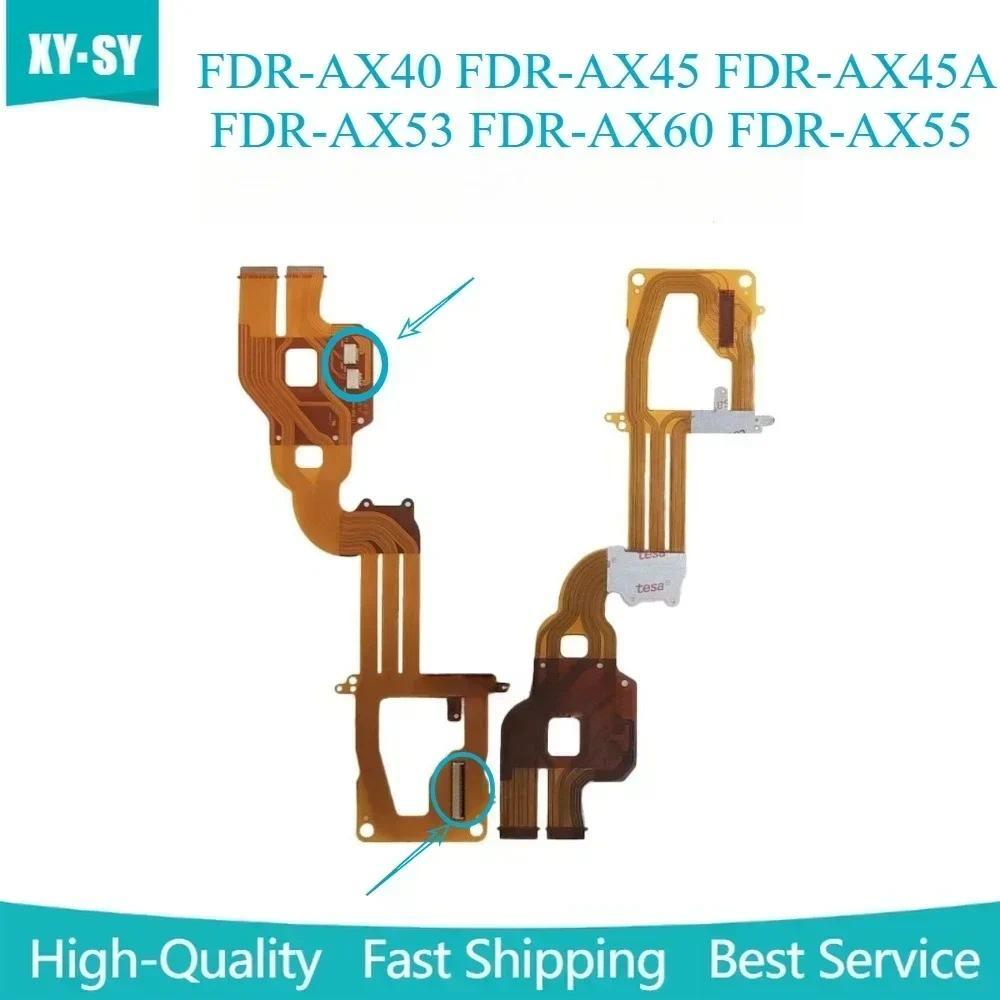 ใหม่ AX40 AX45 AX45A AX53 กล้องวิดีโอเลนส์ Flex Cable พร้อมซ็อกเก็ตสําหรับ Sony FDR-AX40 FDR-AX45 FD