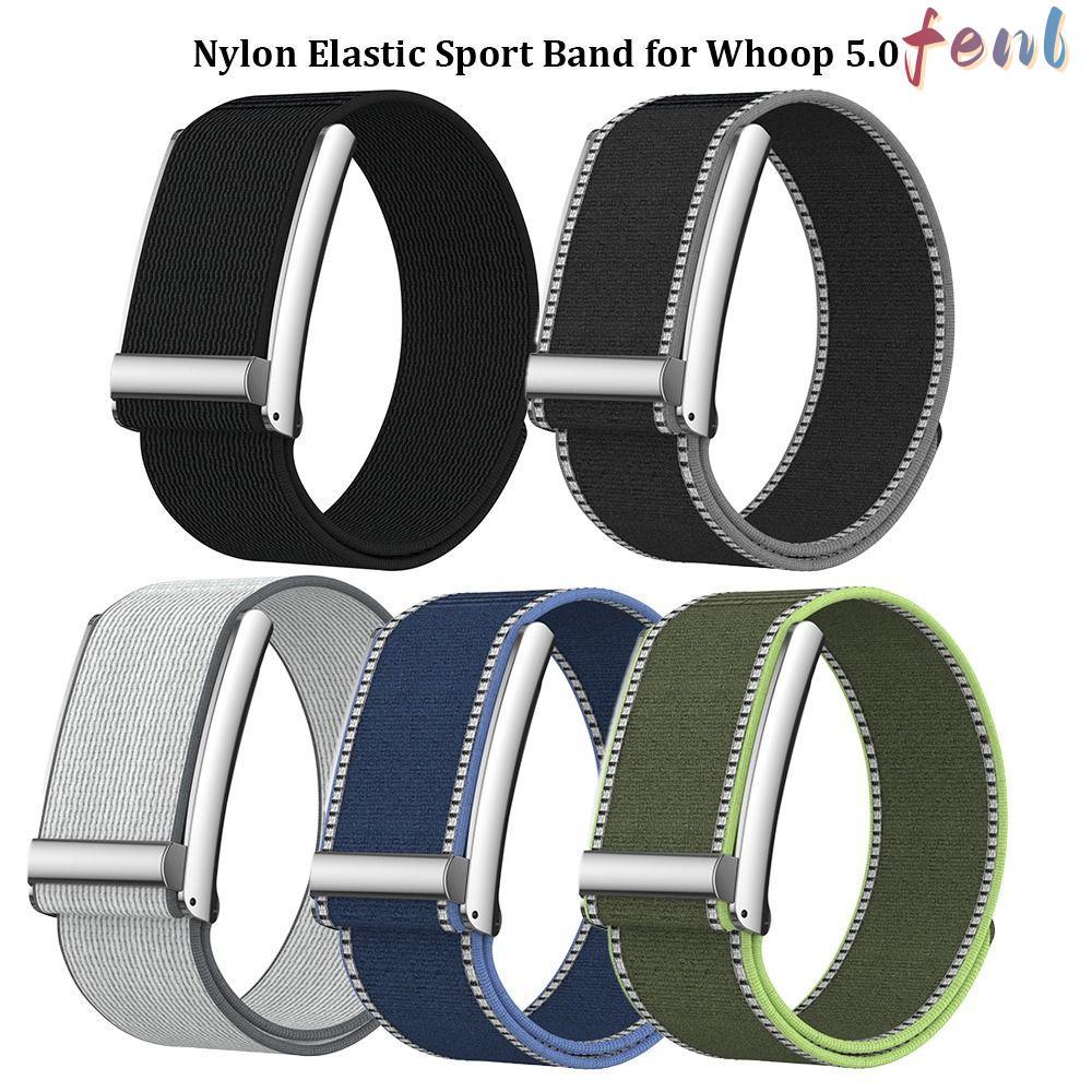 FENL Elastic Sport Band, Nylon Adjustable Fitness Tracker Strap, Soft Breathable กันกระแทก Bicep Ban