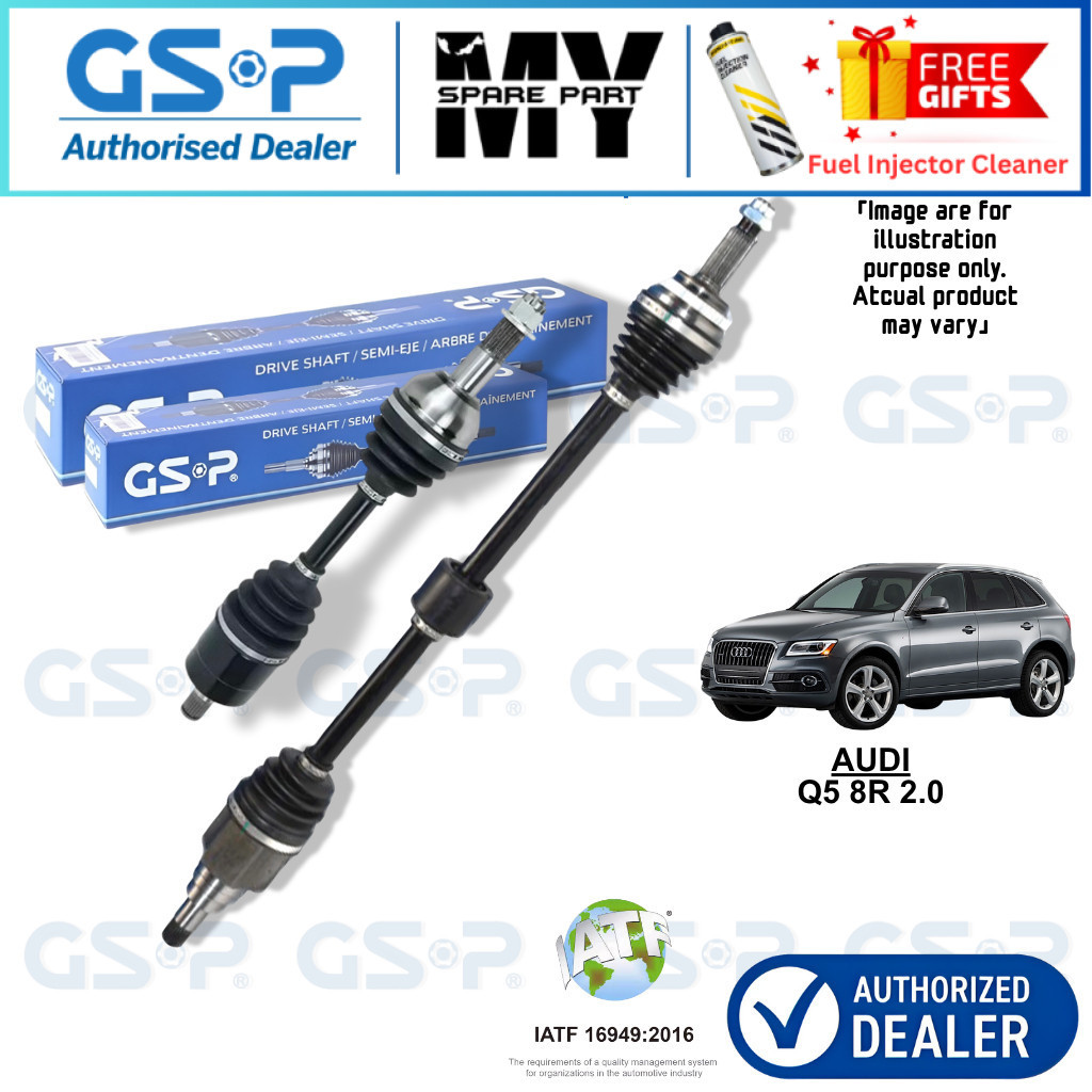 - - GSP DRIVE SHAFT สําหรับ AUDI Q5 8R 2.0 (AUTO/MANUAL)