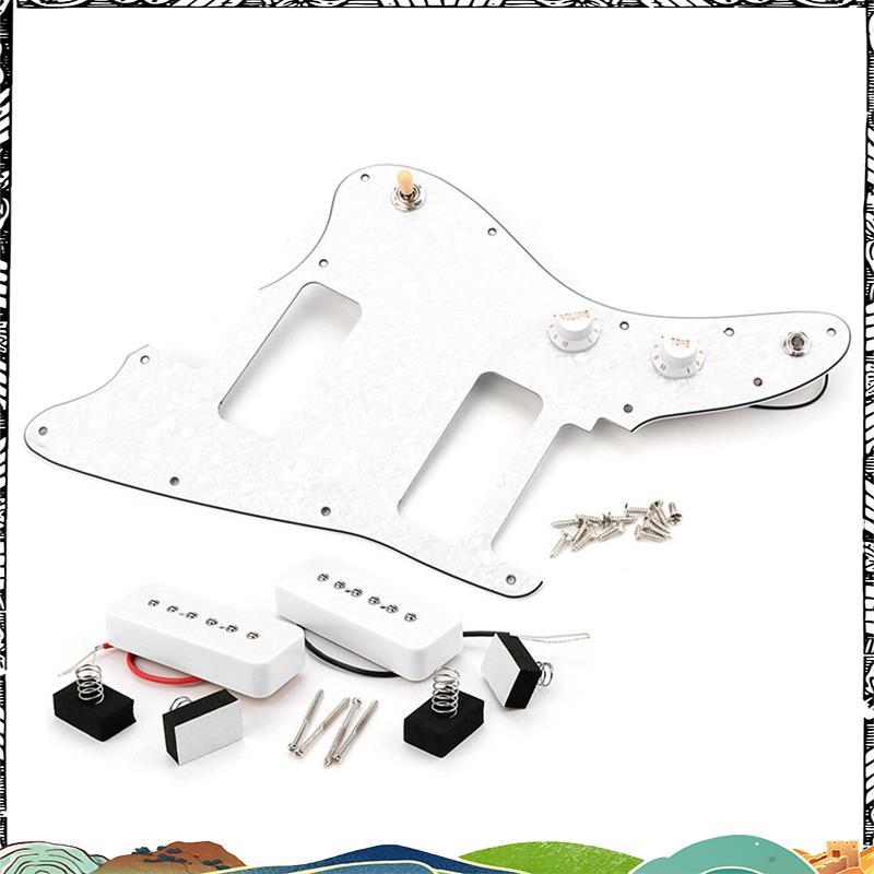 Super สําหรับญี่ปุ่นกีตาร์ Pickguard พร้อม P90 กีตาร์ไฟฟ้า Pickup คอ PAF Humbucker อะไหล่