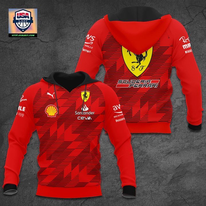 Scuderia CAR RACING F1 Classic 3D Hoodie 01