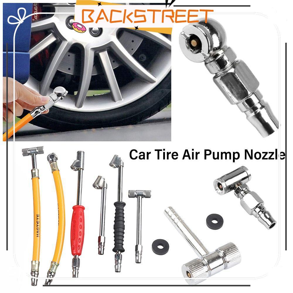 BACKSTAGE Tyre Air Inflator Hose, Multifunctional Tyre Air Connection Locking Tyre Air Pump หัวฉีด, 