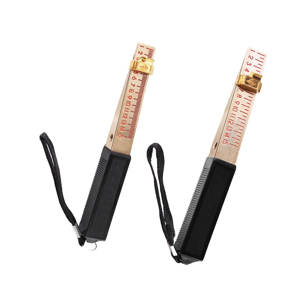 Vernier Feeler Gauge Feeler Gauge ลิ่มรูป Vernier Feeler Gauge 1-15 มม. วิศวกรรมบ้านการตรวจสอบเครื่อ