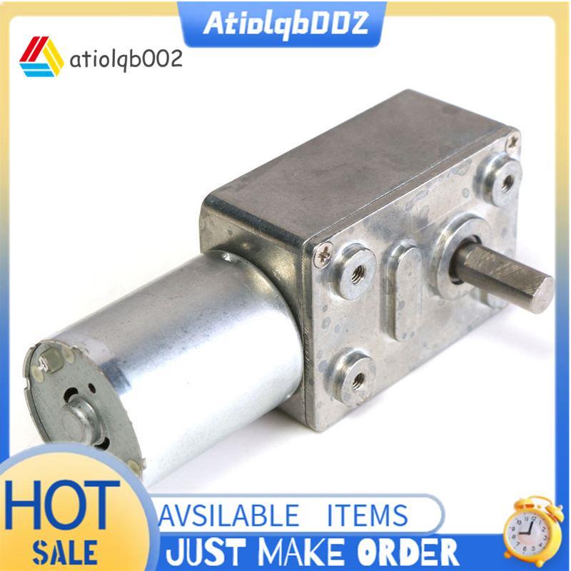 GW370 12V 6rpm Reversible High Worm Geared Motor Torque Turbo DC Motor 35A