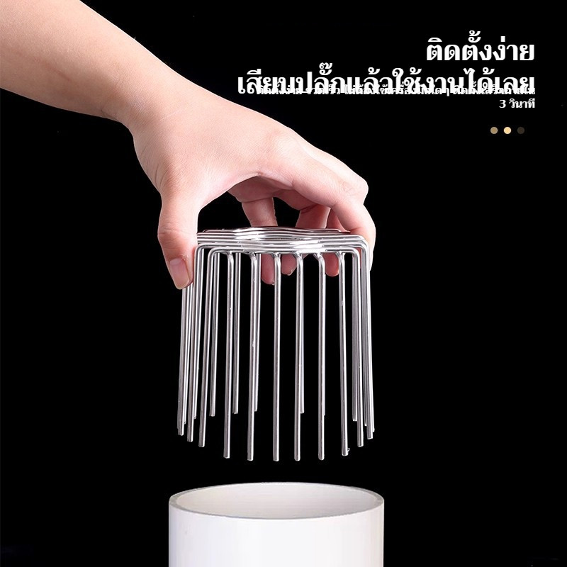 【ป้องกันนก/หนู+สเตนเลส+กันอุดตัน】 ตาข่ายสเตนเลสครอบท่อระบายน้ำ ตัวกรองท่อน้ำทิ้งป้องกันหนู ตะแกรงกลมกันอุดตันสำหรับช่องระบายอากาศ ตัวกรองท่อน้ำทิ้ง/ตะแกรงสเตนเลส/ตาข่ายกันนก/ตาข่ายกันหนู/ตะแกรงกันอุดตัน