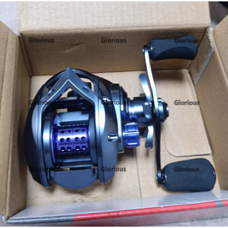 Baitcasting Reel 7.2:1 อัตราทดเกียร์ความเร็วสูง 7 + 1 BB ลาก 8KG Micro สดน้ําเค็มตกปล Fishing Rod Reel