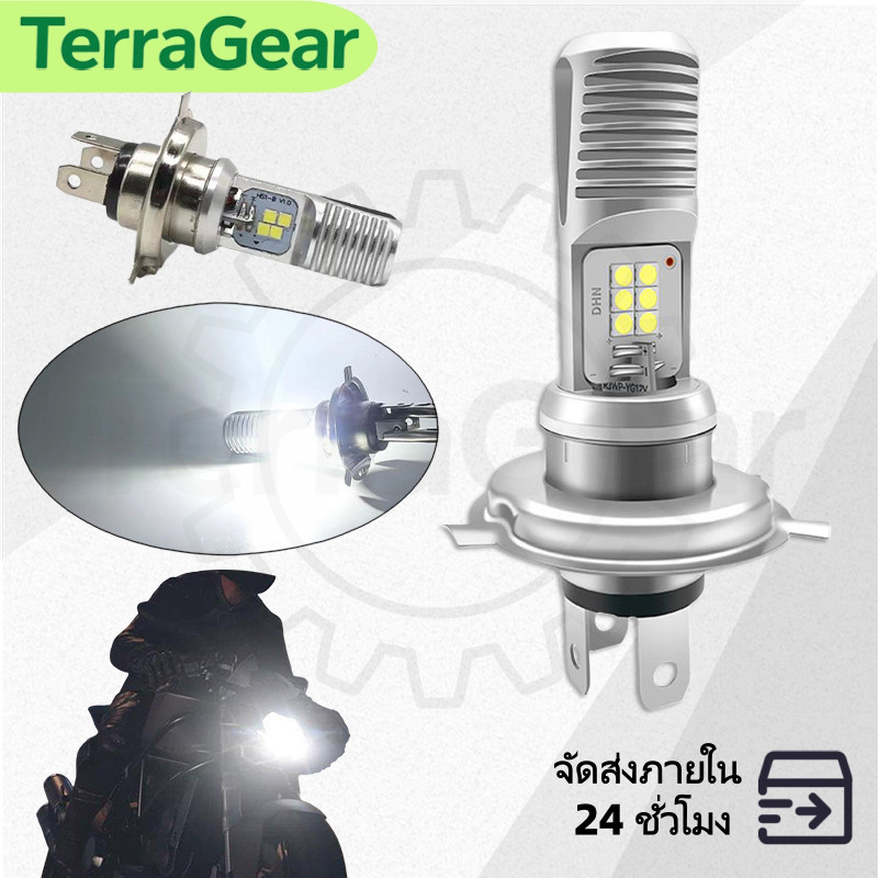 หลอดไฟหน้ารถจักรยานยนต์ P15D H4 LED H6 LED สําหรับ MotorBike Scooter ATV HeadLamp 12V-30V 6000K 1 ชิ้น