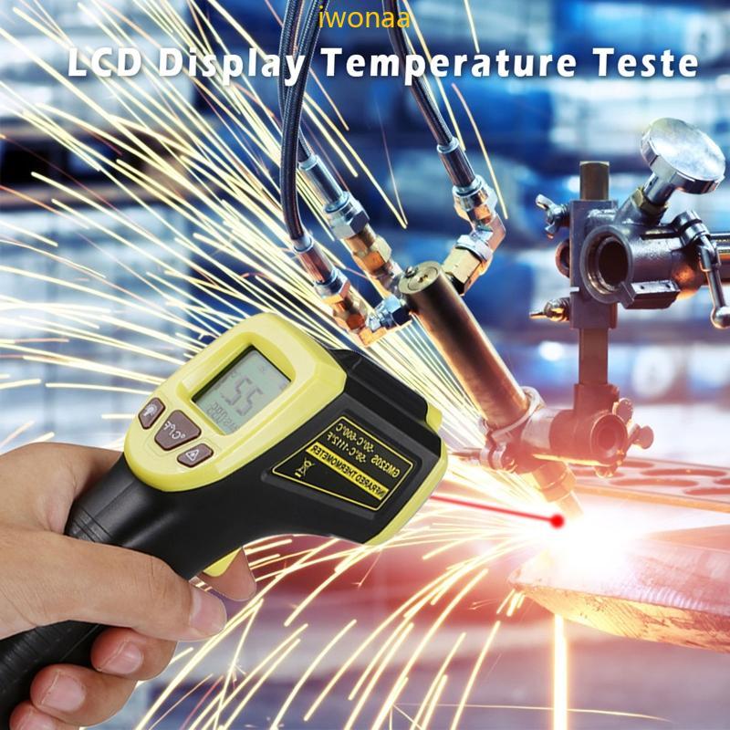 Iwo Contact Pyrometer ใช้งานได้จริง GM320 อินฟราเรด IR Point Temperature Meter GM320S -50 600℃ -58 1