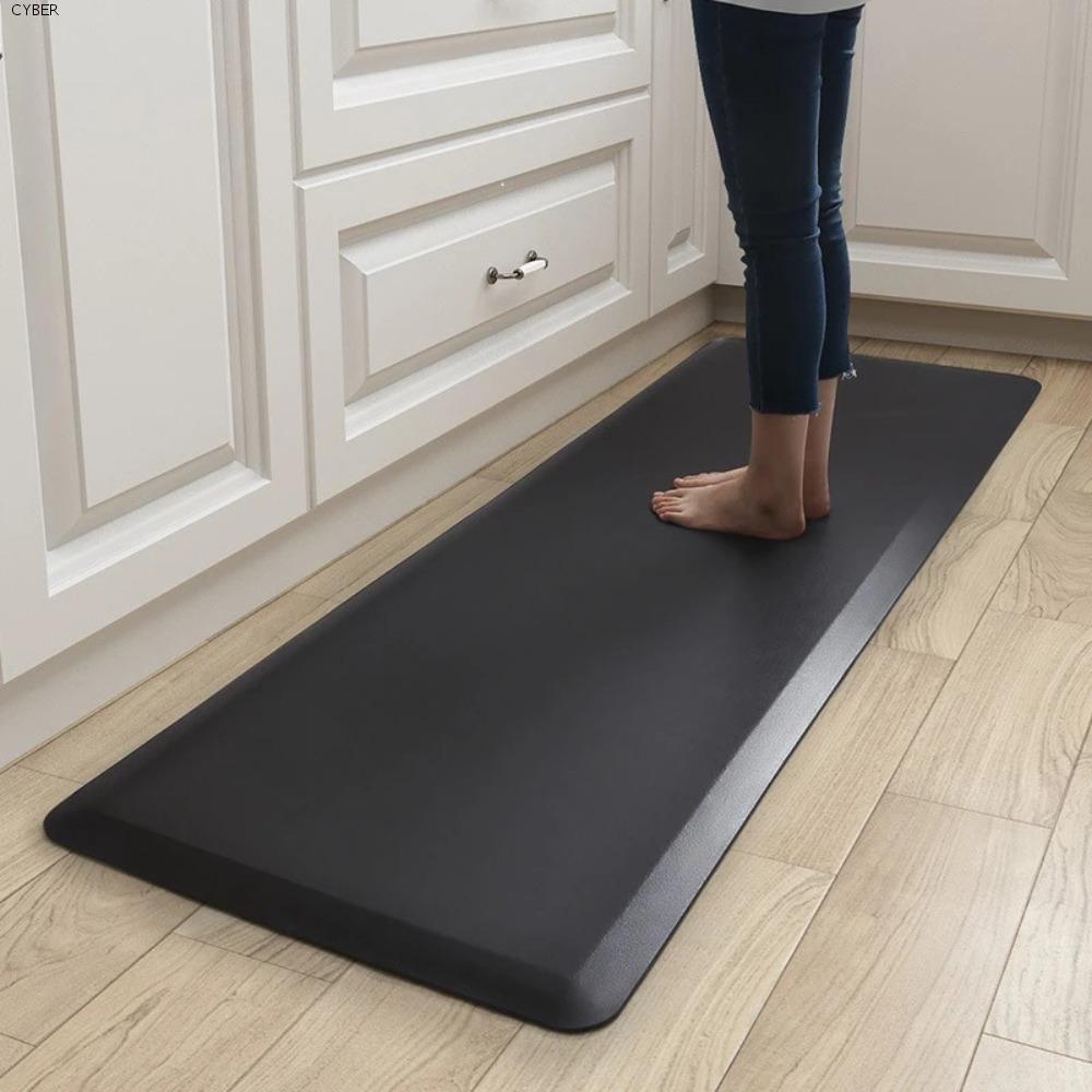 CYBER Kitchen Standing Mat, Anti Fatigue Non Slip Kitchen Rug, พรมปูพื้นกันน้ําหนานุ่มในครัวเรือน Of