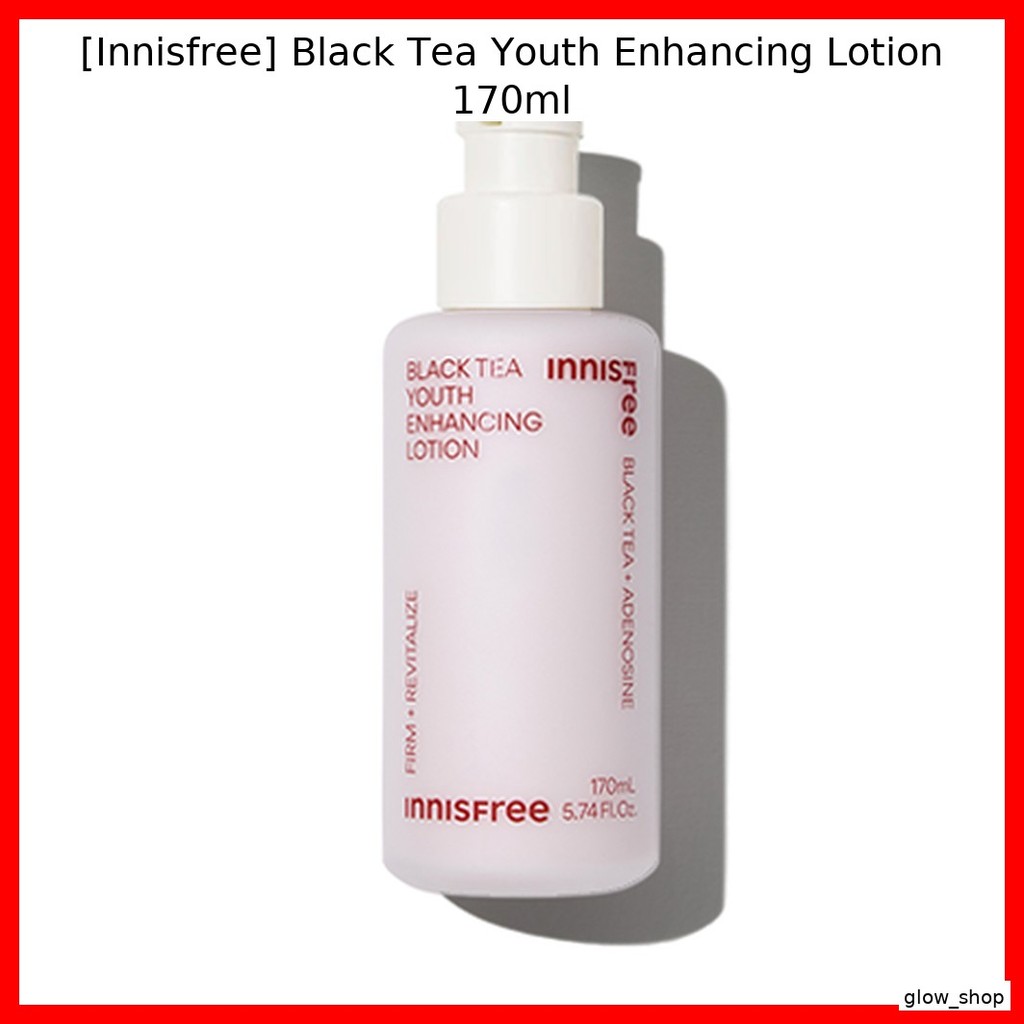 [Innisfree] Black Tea Youth Enhancing Lotion 170ml / โลชั่นเกาหลี / Youth Enhancing / ของแท้ 100% โด