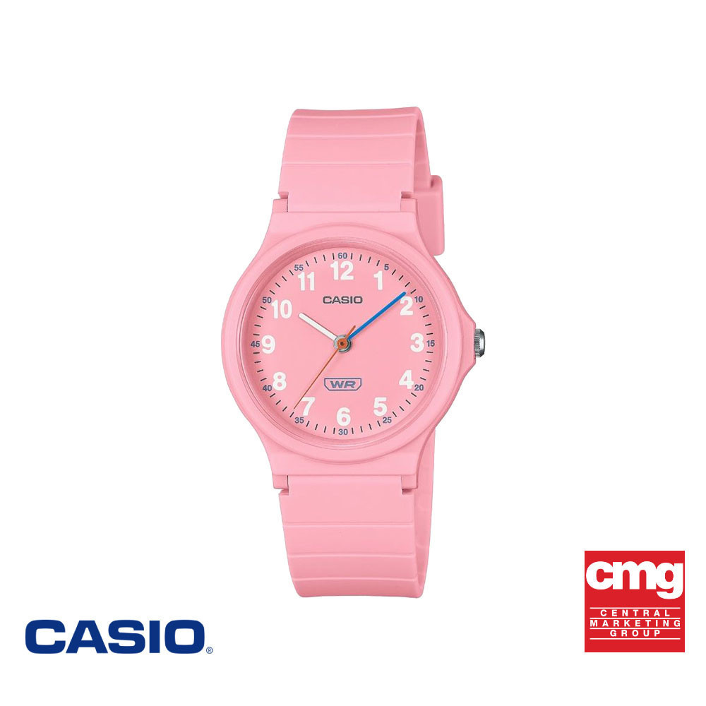 CASIO นาฬิกาข้อมือ CASIO รุ่น LQ-24B-4BDF สายเรซิน สีชมพู