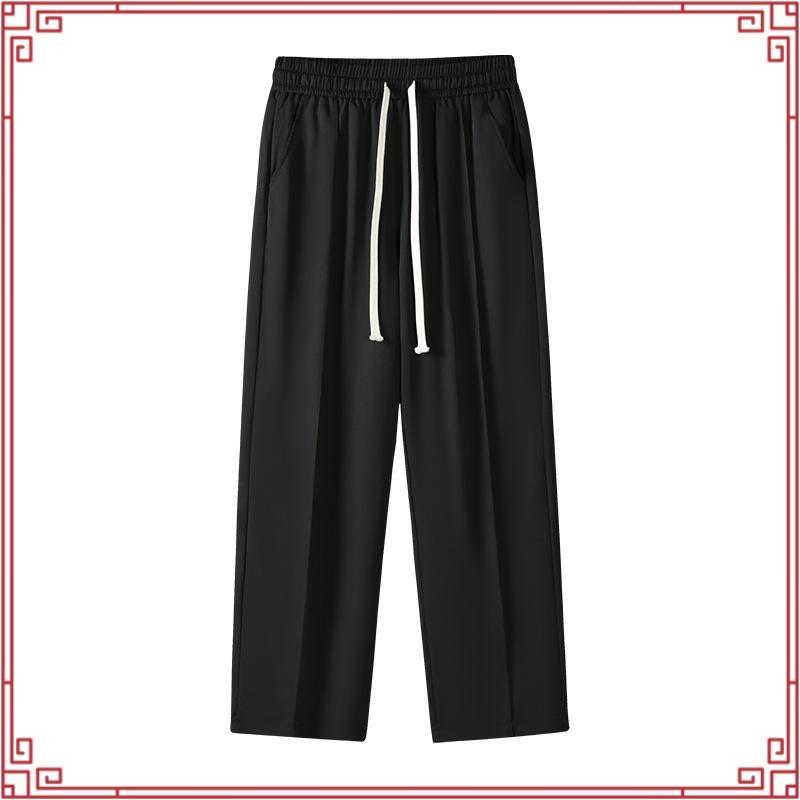 กางเกง Baggy กางเกงวอร์ม Boxy สําหรับผู้ชายและผู้หญิง / กางเกงวอร์ม กางเกงสีเบจ