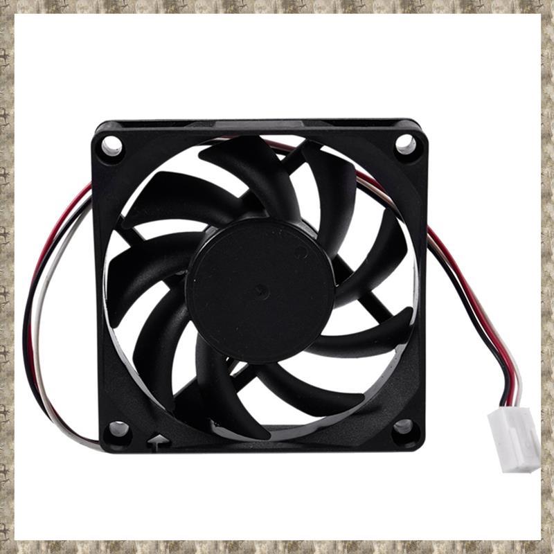 [zv0lma8i] 1 ชิ้นเคสคอมพิวเตอร์พัดลมระบายความร้อน PC CPU พัดลมระบายความร้อน 3PIN 12V 7 ซม.70 มม.
