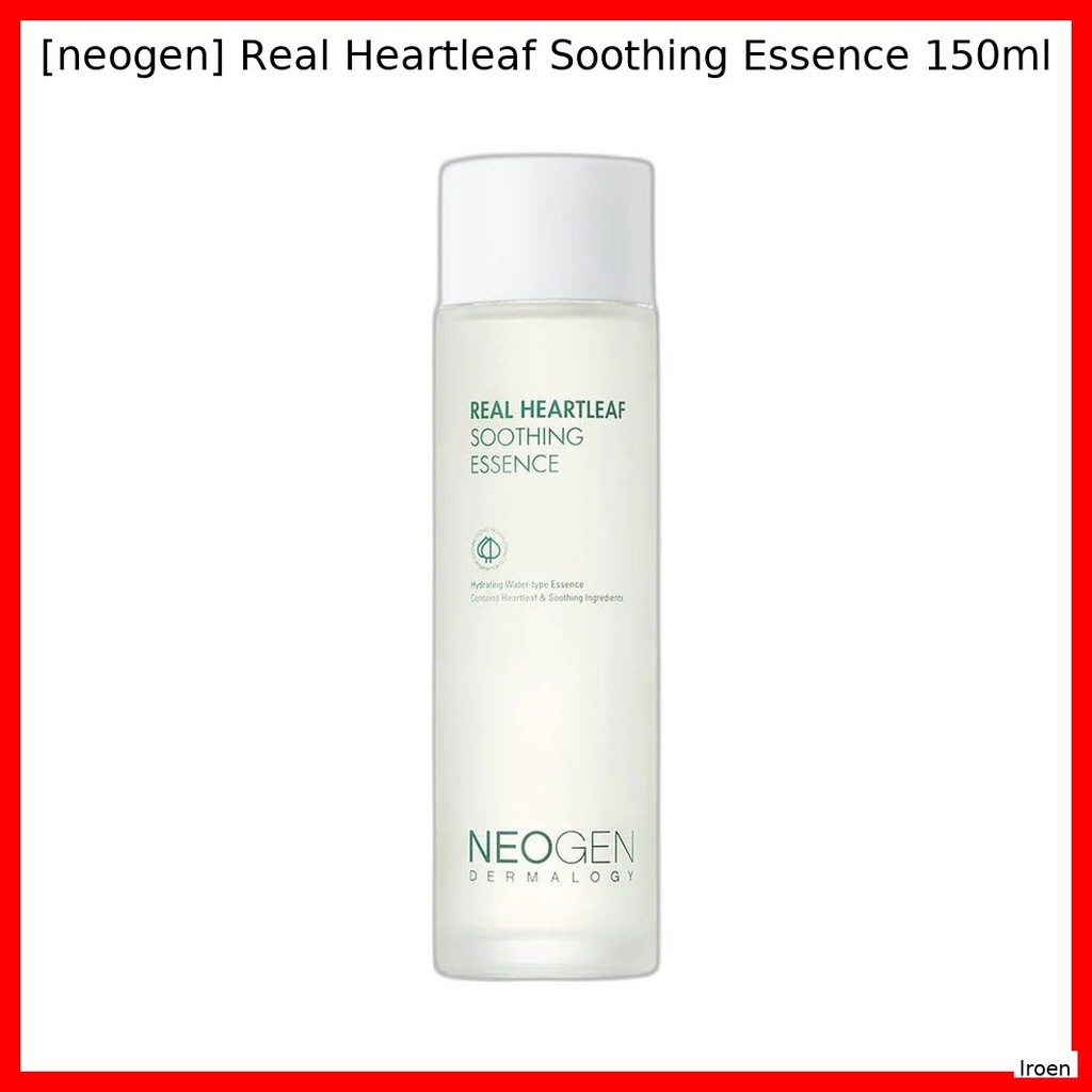 [neogen] Real Heartleaf Soothing Essence 150ml / เอสเซ้นส์เกาหลี / สูตรบางเบา / ของแท้ 100% โดย Iren