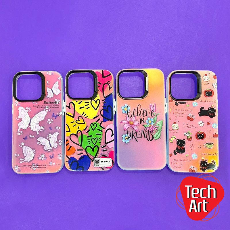 เคสสีเงาประกายรุ้ง Oppo A3(4G/5G) A3x(5G) A5/A9(2020) A60(4G) A74(4G) A79(4G) Reno 7Z Reno12(5G)