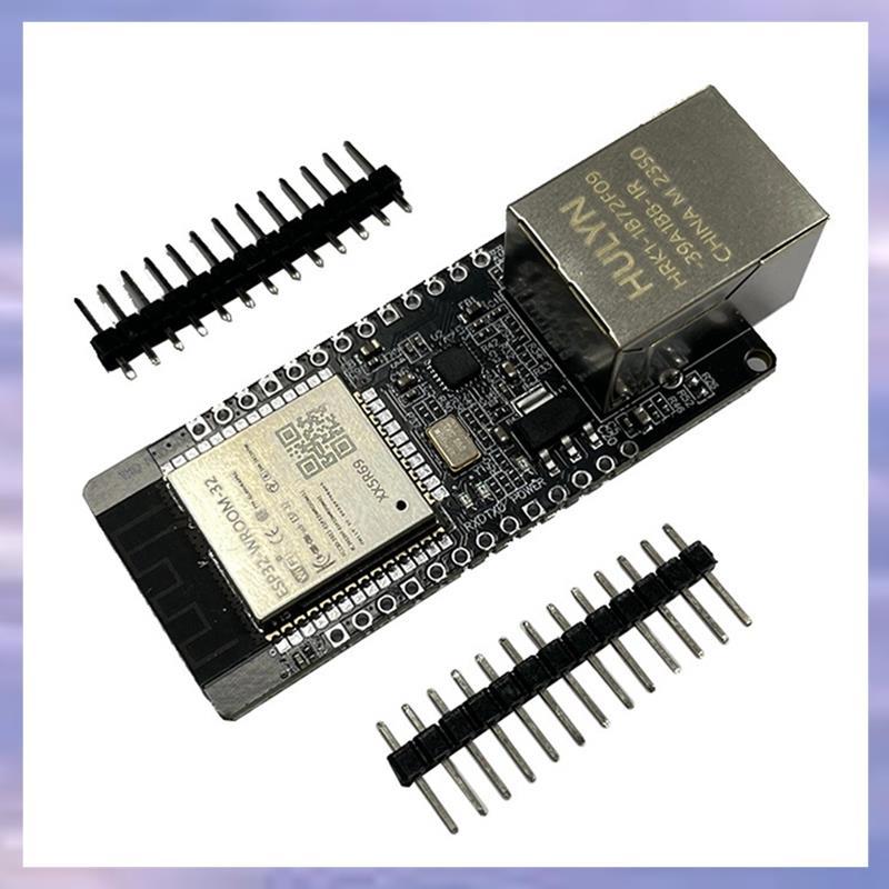 WT32-ETH01 ESP32 โมดูลไร้สายพอร์ตอนุกรมเครือข่ายบลูทูธ + WiFi Combo Gateway โมดูล