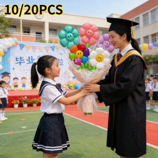 โรงเรียนเปิดอุปกรณ์ประกอบฉากภาพ10/20ชิ้นลูกโป่งดอกเดซี่มือถื…