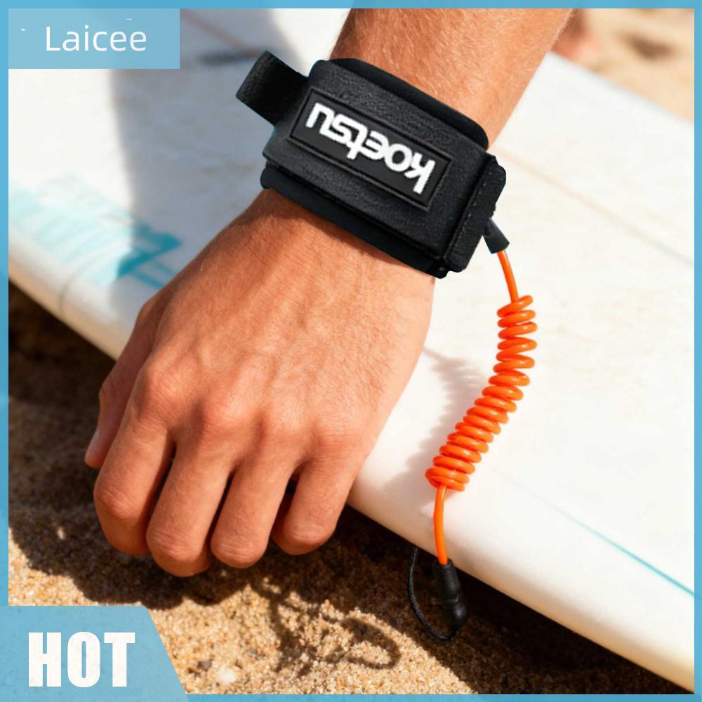[Laicee.th] SUP Paddle Board Leash วัสดุ TPU ทนทานและยืดหยุ่น ใช้งานได้ทั้งพายเรือและตกปลา