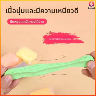 Gemol ดินเบาพิเศษ12/24/36ชุดสีเด็กอนุบาลแฮนด์เมด DIY สีปลอดสารพิษดินดินน้ำมันดินอวกาศ