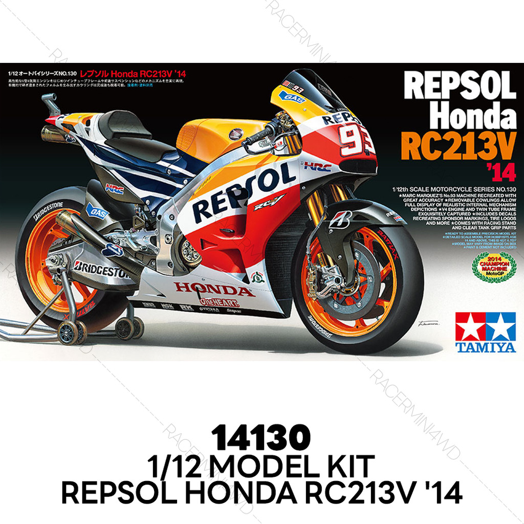 TAMIYA 14130 Model Kit 1/12 Repsol Honda RC213V '14