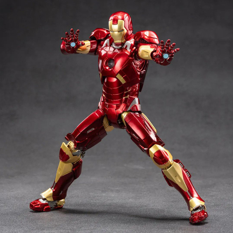 Z Zhongdong ของเล่น Avengers Iron Man MK9 Red Gold Flight Iron Armored Model ของขวัญ