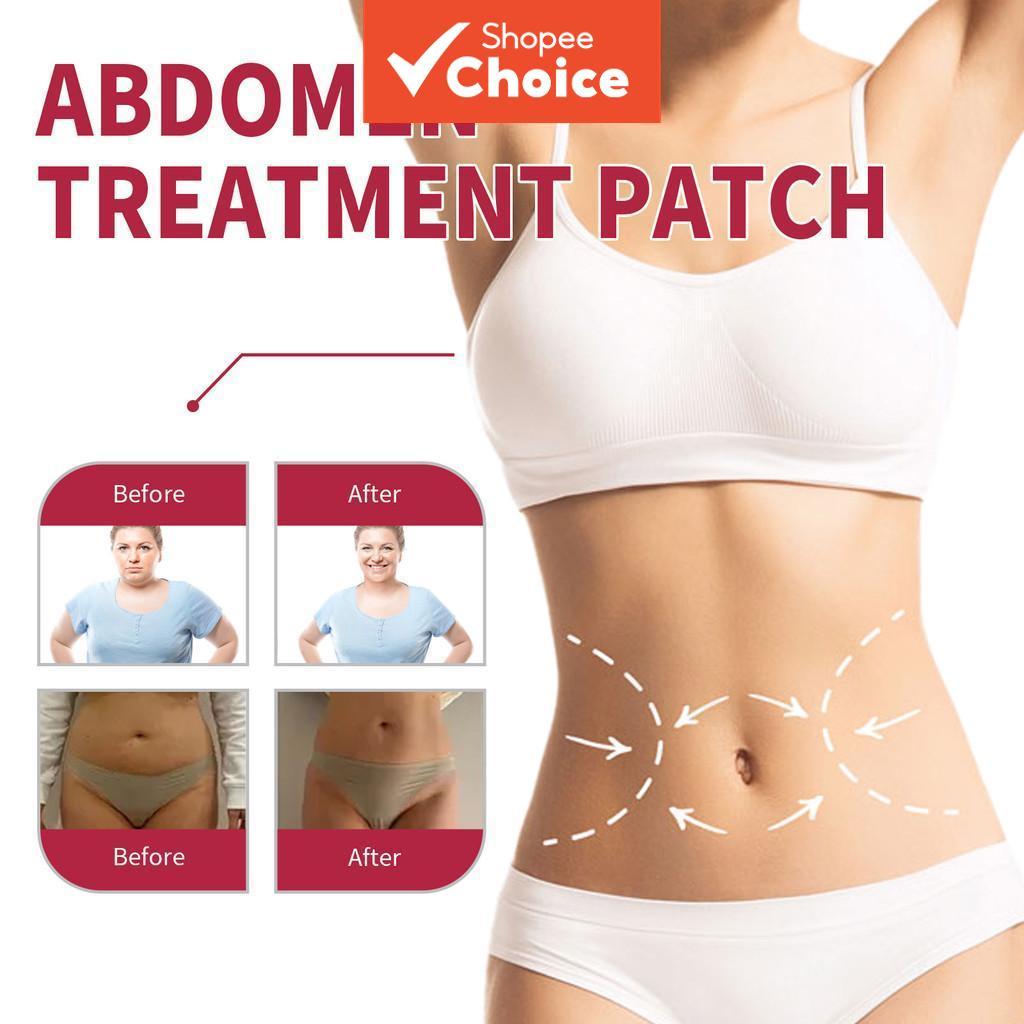 แผ่นแปะกระชับสัดส่วนหน้าท้องพร้อมน้ํามันเมล็ดขิงและชา: Fast-Acting, Burn Fat & Firming Upgraded, Bel