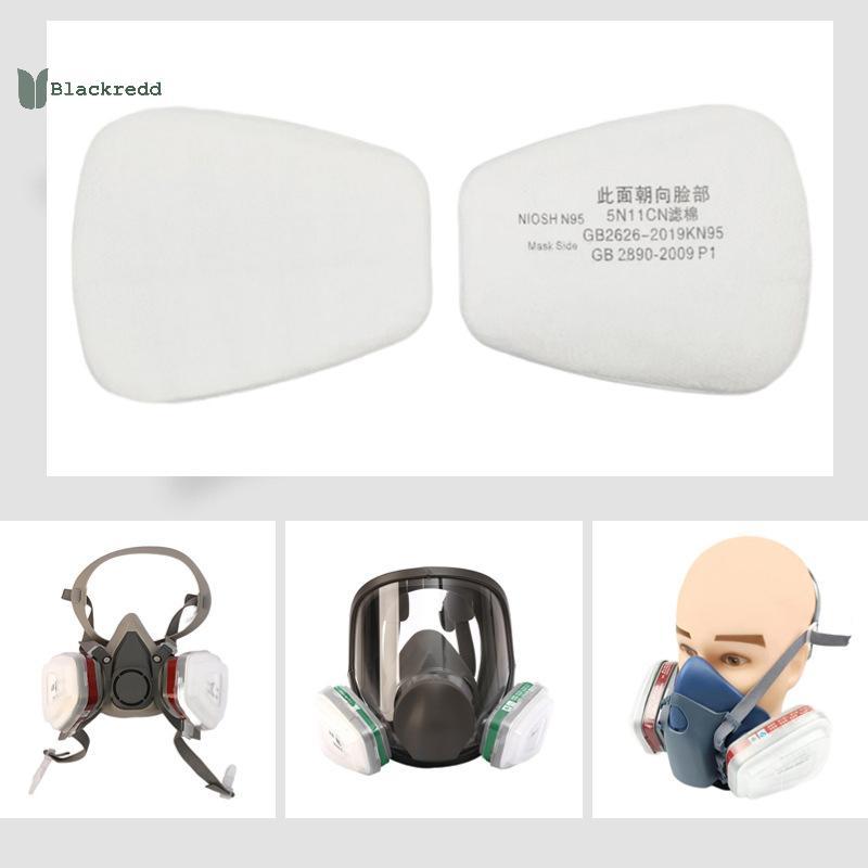 BRED 10 ชิ้น 5N11 ฝุ่นกรองผู้ถือกระดาษสําหรับ 3M 6001-6200/7502/6800 เคมี ing ภาพวาด Respirator หน้า